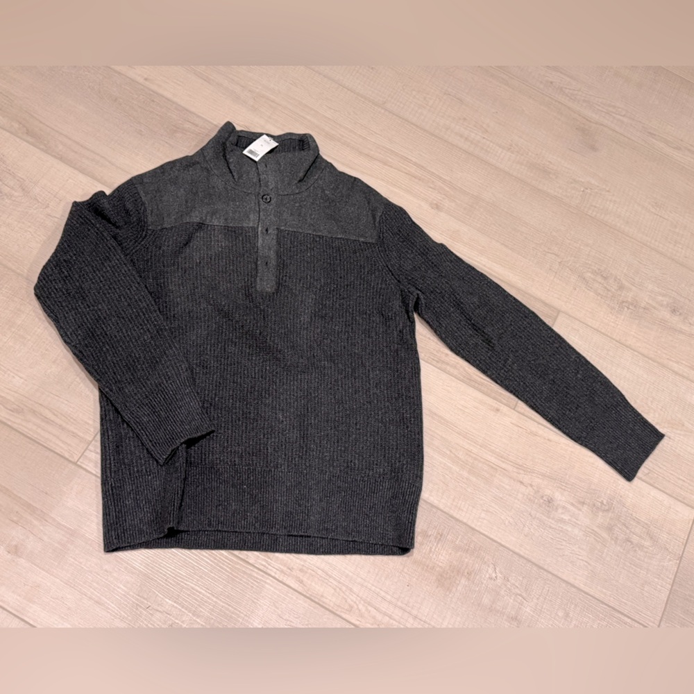 Banana Republic men’s wool cotton blend four button sweater XL